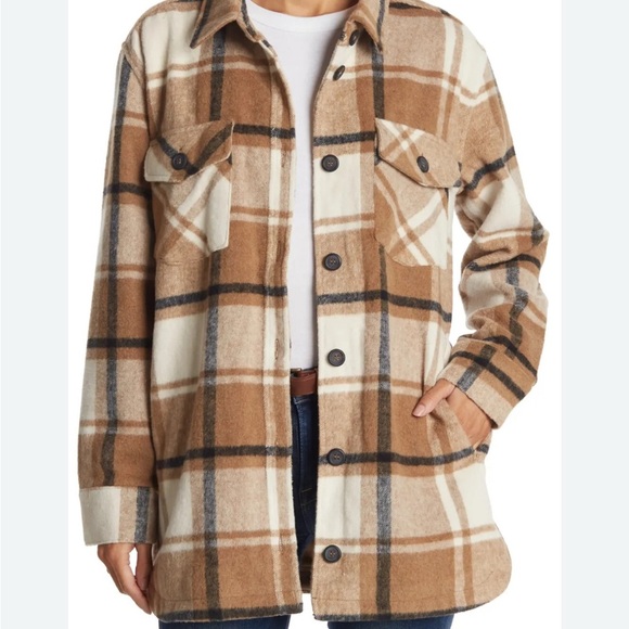 Thread & Supply Jackets & Blazers - Thread & Supply  Jacket Tan Brown Relaxed Fit